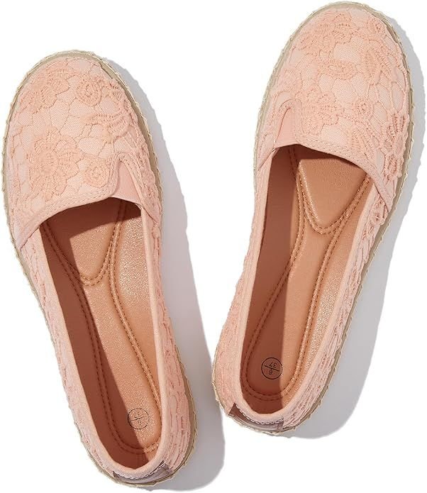 Womens Pink Casual Slip-On Shoes